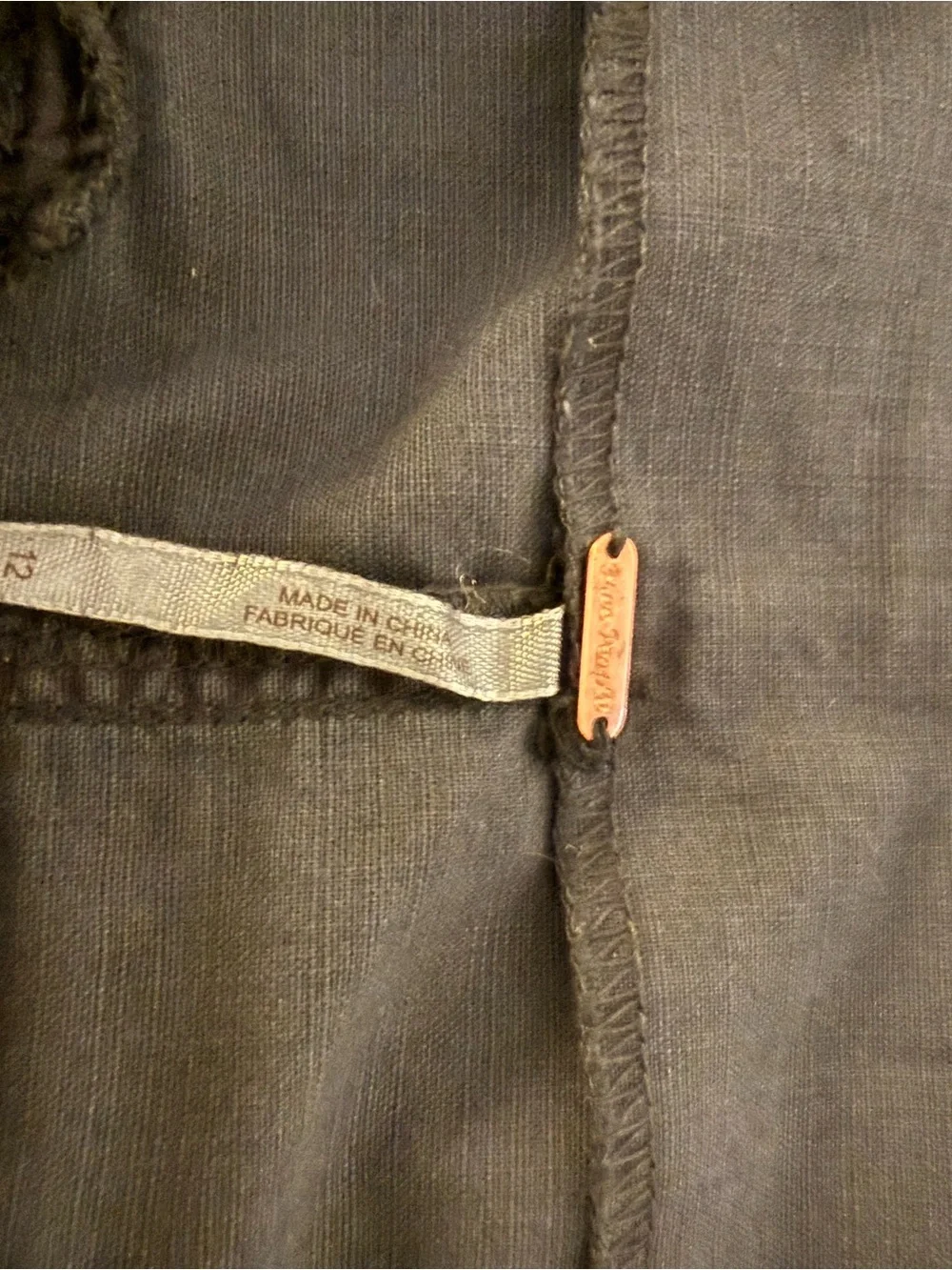Free People dark blue Cargo Mini Skirt with Buckle Strap